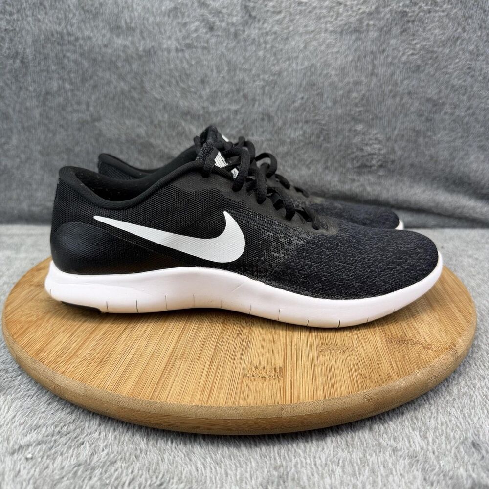 Nike Flex Contact Shoes Womens Size 9 Black Mesh Running Sneakers 908995-001